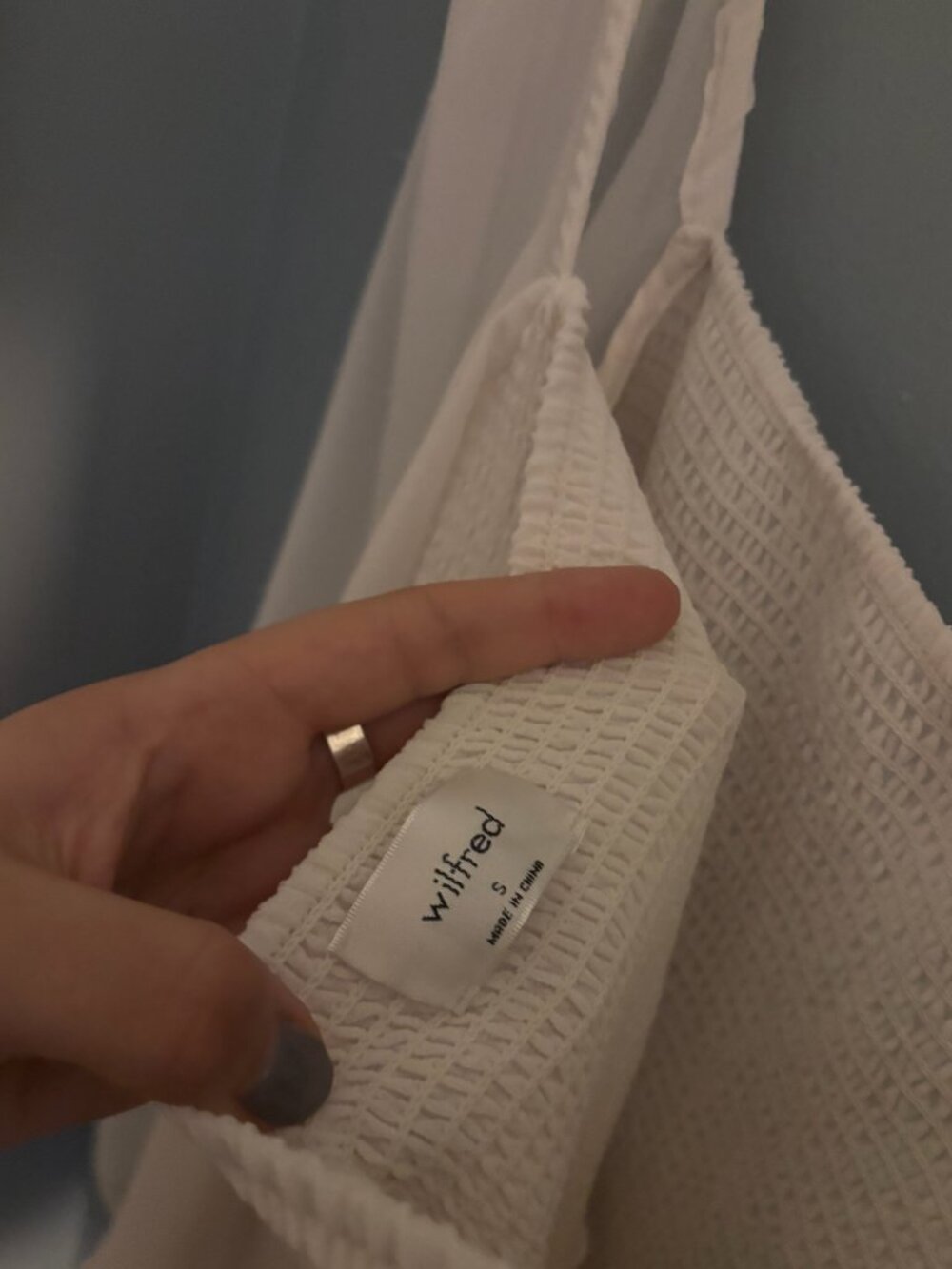 Aritzia Long-Sleeve White Dress - Picture 3 of 3